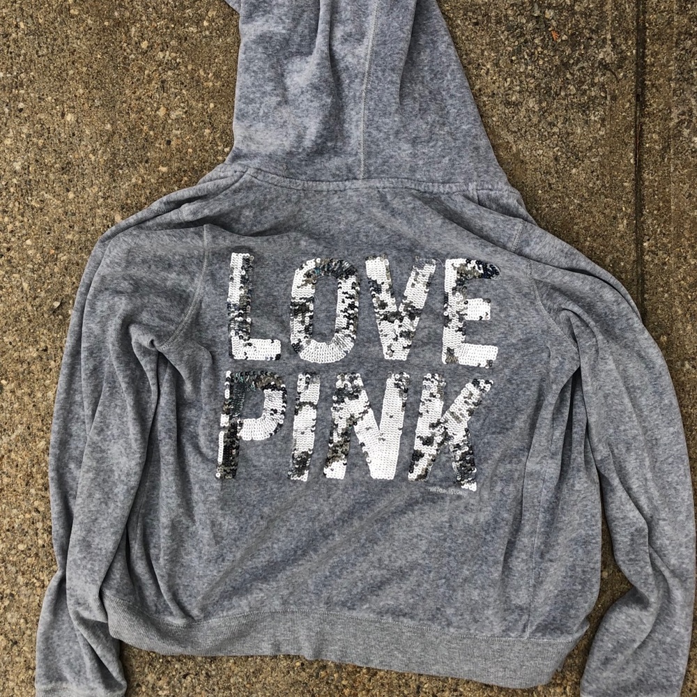 ✨PINK WOMEN’S FULL ZIP HOODIE✨